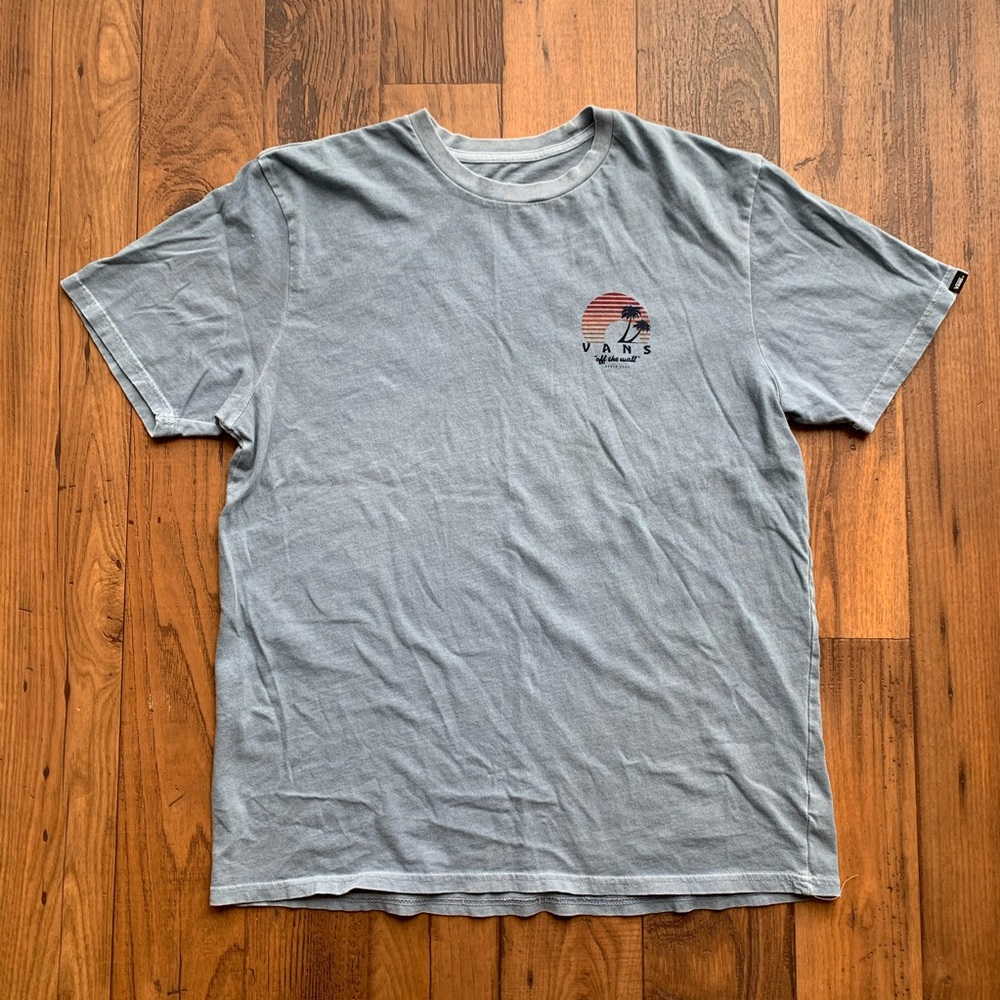Light Blue Vans Premium Logo T-shirt